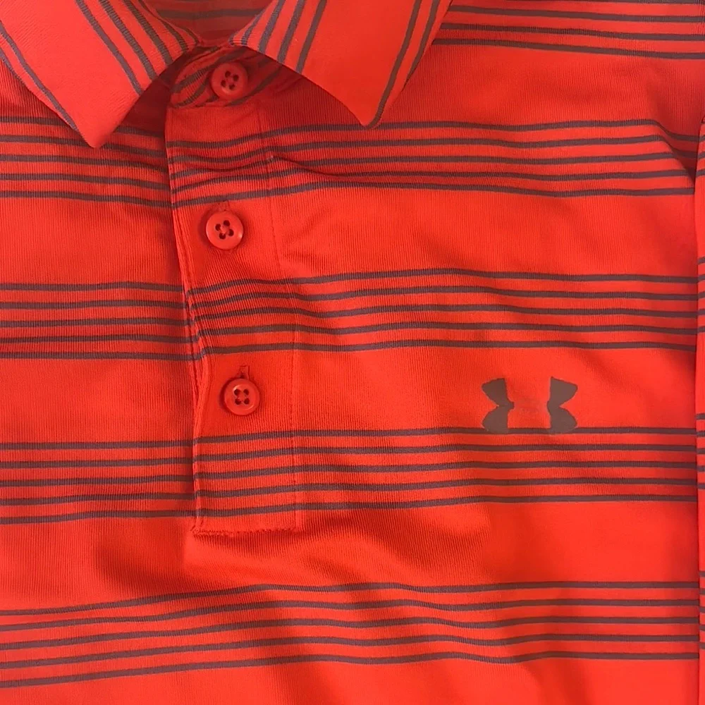 Under Armour Black and Blue Polo Shirts Casual Collection - Picture 5 of 6